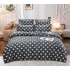 Set Lenjerie Eleganta , Cocolino 6 piese, pentru 2 persoane, Cearceaf de pat 220x230 cm, F05