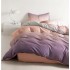 Set Lenjerie Eleganta 4 Piese Din Bumbac Satinat Cu Elastic ,1 Persoana, Cearceaf de pat 140x200 cm, YE-36