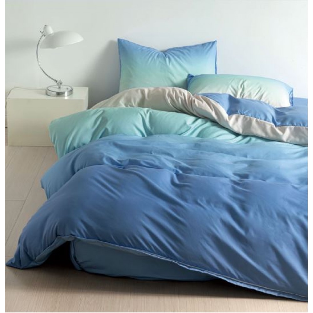 Set Lenjerie Eleganta 4 Piese Din Bumbac Satinat Cu Elastic ,1 Persoana, Cearceaf de pat 140x200 cm, YE-34