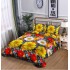 Set Lenjerie Eleganta 3D, Pentru 1 persoana, Bumbac Satinat, 4 piese, cearceaf pentru pat 155x230cm, BG-02