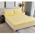 Husa de pat matlasata si 2 fete de perne din catifea 180x200cm, cu elastic, model tip topper, T8-13