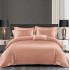 Set Lenjerie Eleganta Damasc din 6 piese cu elestic, Cearceaf de pat 180x200cm, PU-04