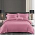 Set Lenjerie Eleganta Damasc din 6 piese cu elestic, Cearceaf de pat 180x200cm, PU-07