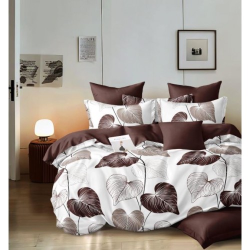 Set Lenjerie Eleganta 6 piese din Finet, Cearceaf de pat 230x240cm, Pat 2 Persoane, PC-7