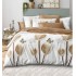 Set Lenjerie Eleganta 6 piese din Finet, Cearceaf de pat 230x240cm, Pat 2 Persoane, PC-16