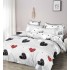 Set Lenjerie Eleganta 6 piese din Finet, Cearceaf de pat 230x240cm, Pat 2 Persoane, PC-22