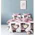 Set Lenjerie Eleganta 6 piese din Finet, Cearceaf de pat 230x240cm, Pat 2 Persoane, PC-25