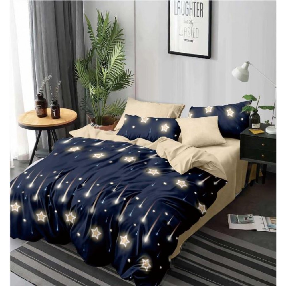 Set Lenjerie Eleganta 6 piese din Finet, Cearceaf de pat 230x240cm, Pat 2 Persoane, PC-26