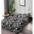 Set Lenjerie Eleganta 6 piese din Finet, Cearceaf de pat 230x240cm, Pat 2 Persoane, PC-36