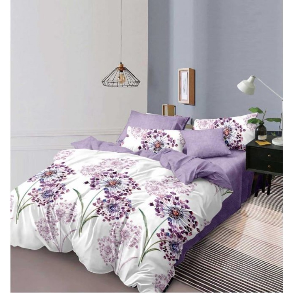 Set Lenjerie Eleganta 6 piese din Finet, Cearceaf de pat 230x240cm, Pat 2 Persoane, PC-40