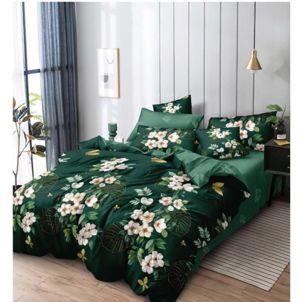 Set Lenjerie Eleganta 6 piese din Finet, Cearceaf de pat 230x240cm, Pat 2 Persoane, PC-42
