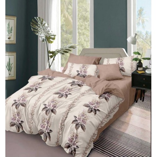 Set Lenjerie Eleganta 6 piese din Finet, Cearceaf de pat 230x240cm, Pat 2 Persoane, PC-45