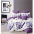 Set Lenjerie Eleganta 6 piese cu elestic din Bumbac Finet, Cearceaf de pat 180x200cm, Pat 2 Persoane, LP-1