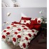 Set Lenjerie Eleganta 6 piese cu elestic din Bumbac Finet, Cearceaf de pat 180x200cm, Pat 2 Persoane, LP-4