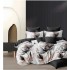 Set Lenjerie Eleganta 6 piese cu elestic din Bumbac Finet, Cearceaf de pat 180x200cm, Pat 2 Persoane, LP-8