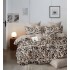 Set Lenjerie Eleganta 6 piese cu elestic din Bumbac Finet, Cearceaf de pat 180x200cm, Pat 2 Persoane, LP-16