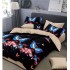 Set Lenjerie Eleganta 6 piese cu elestic din Bumbac Finet, Cearceaf de pat 180x200cm, Pat 2 Persoane, LP-20
