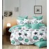 Set Lenjerie Eleganta 6 piese cu elestic din Bumbac Finet, Cearceaf de pat 180x200cm, Pat 2 Persoane, LP-21