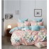 Set Lenjerie Eleganta 6 piese cu elestic din Bumbac Finet, Cearceaf de pat 180x200cm, Pat 2 Persoane, LP-24