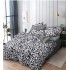Set Lenjerie Eleganta 6 piese cu elestic din Bumbac Finet, Cearceaf de pat 180x200cm, Pat 2 Persoane, LP-34