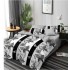 Set Lenjerie Eleganta 6 piese cu elestic din Bumbac Finet, Cearceaf de pat 180x200cm, Pat 2 Persoane, LP-35