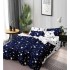 Set Lenjerie Eleganta 6 piese cu elestic din Bumbac Finet, Cearceaf de pat 180x200cm, Pat 2 Persoane, LP-37