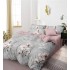 Set Lenjerie Eleganta 6 piese cu elestic din Bumbac Finet, Cearceaf de pat 180x200cm, Pat 2 Persoane, LP-39