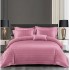 Set Lenjerie Eleganta Damasc din 6 piese, Cearceaf de pat 230x240cm, Pat 2 Persoane, LH-2
