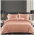 Set Lenjerie Eleganta Damasc din 6 piese, Cearceaf de pat 230x240cm, Pat 2 Persoane, LH-6