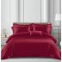 Set Lenjerie Eleganta Damasc din 6 piese, Cearceaf de pat 230x240cm, Pat 2 Persoane, LH-7