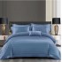 Set Lenjerie Eleganta Damasc din 6 piese, Cearceaf de pat 230x240cm, Pat 2 Persoane, LH-8