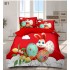 Set Lenjerie Eleganta cu imprimeu de Paște, 6 piese din Finet, Cearceaf de pat 230x250cm, Pat 2 Persoane, BB1