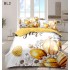 Set Lenjerie Eleganta cu imprimeu de Paște, 6 piese din Finet Cu Elastic, Cearceaf de pat 180x200cm, Pat 2 Persoane, BL2