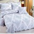 Cuvertură Pat Dublu, 5 Piese, Bumbac 100% , Imprimat –Calitate Premium, cu Imprimeu Durabil, 230x250 cm, E-S126