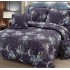 Cuvertură Pat Dublu, 5 Piese, Bumbac 100% , Imprimat –Calitate Premium, cu Imprimeu Durabil, 230x250 cm, E-S139