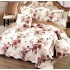 Cuvertură Pat Dublu, 5 Piese, Bumbac 100% , Imprimat –Calitate Premium, cu Imprimeu Durabil, 230x250 cm, E-S128