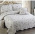 Cuvertură Pat Dublu, 5 Piese, Bumbac 100% , Imprimat –Calitate Premium, cu Imprimeu Durabil, 230x250 cm, E-S134