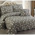 Cuvertură Pat Dublu, 5 Piese, Bumbac 100% , Imprimat –Calitate Premium, cu Imprimeu Durabil, 230x250 cm, E-S135