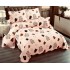 Cuvertură Pat Dublu, 5 Piese, Bumbac 100% , Imprimat –Calitate Premium, cu Imprimeu Durabil, 230x250 cm, E-S116