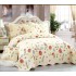 Cuvertură Pat Dublu, 5 Piese, Bumbac 100% , Imprimat –Calitate Premium, cu Imprimeu Durabil, 230x250 cm, E-S91