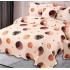Cuvertură Pat Dublu, 5 Piese, Bumbac 100% , Imprimat –Calitate Premium, cu Imprimeu Durabil, 230x250 cm, E-S307