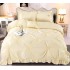 Lenjerie de pat FINET Brodate, pentru 2 persoane, 4 piese, Cearceaf de pat 220 x 240cm, JH-07