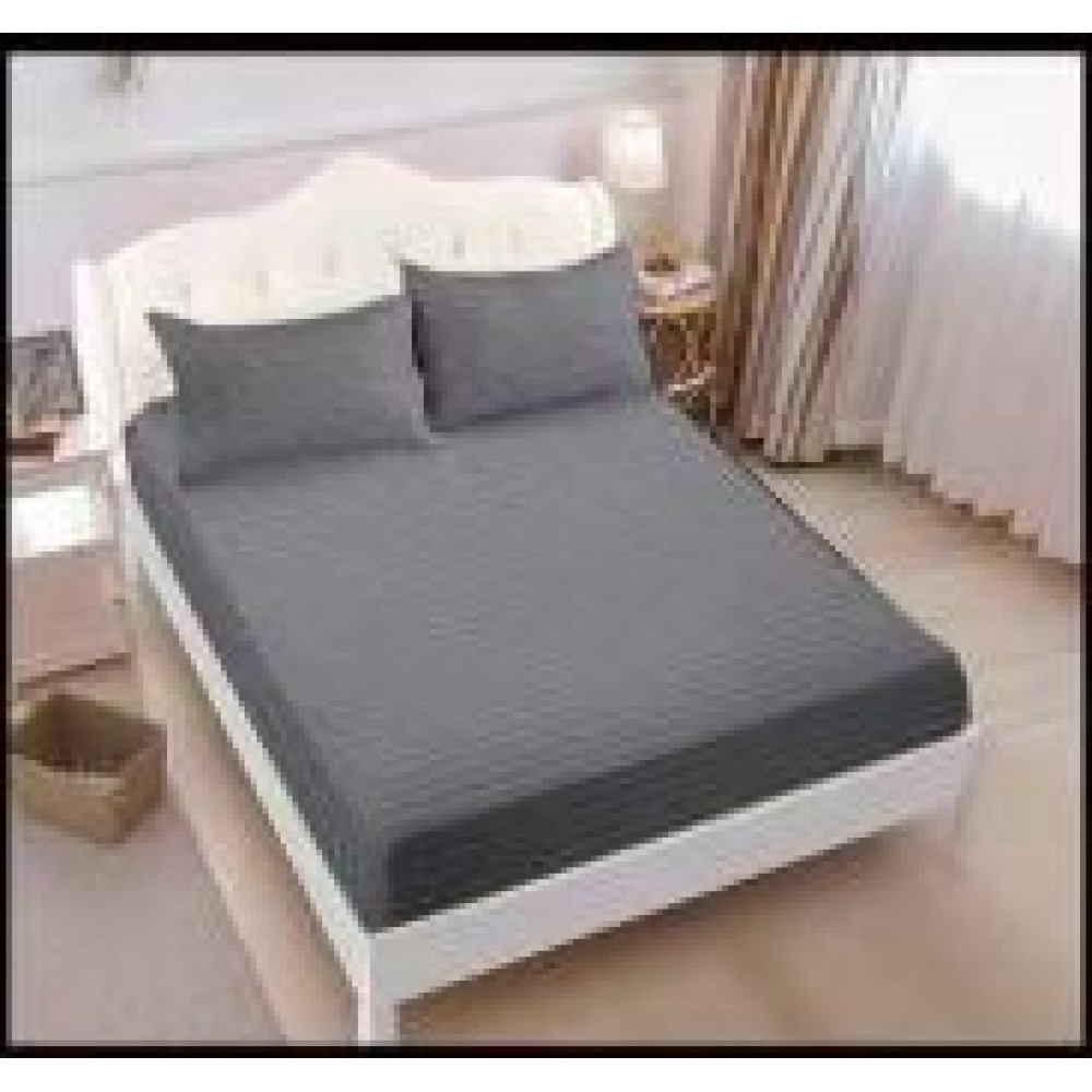 Lenjerie de pat dublu din damasc cu elastic, 4 piese, cearceaf pentru pat 180x200cm, PTC-01