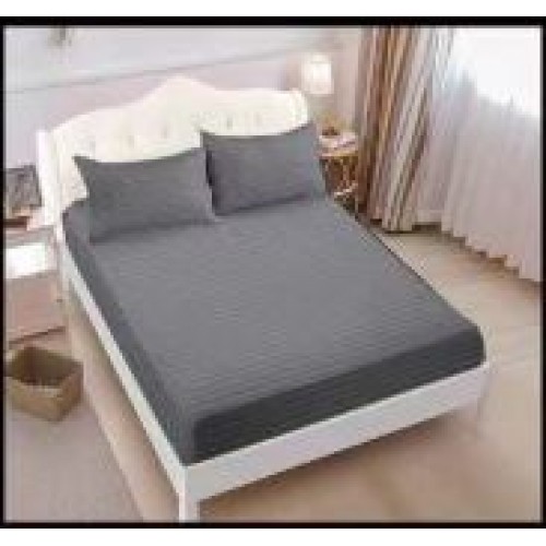 Lenjerie de pat dublu din damasc cu elastic, 4 piese, cearceaf pentru pat 180x200cm, PTC-01
