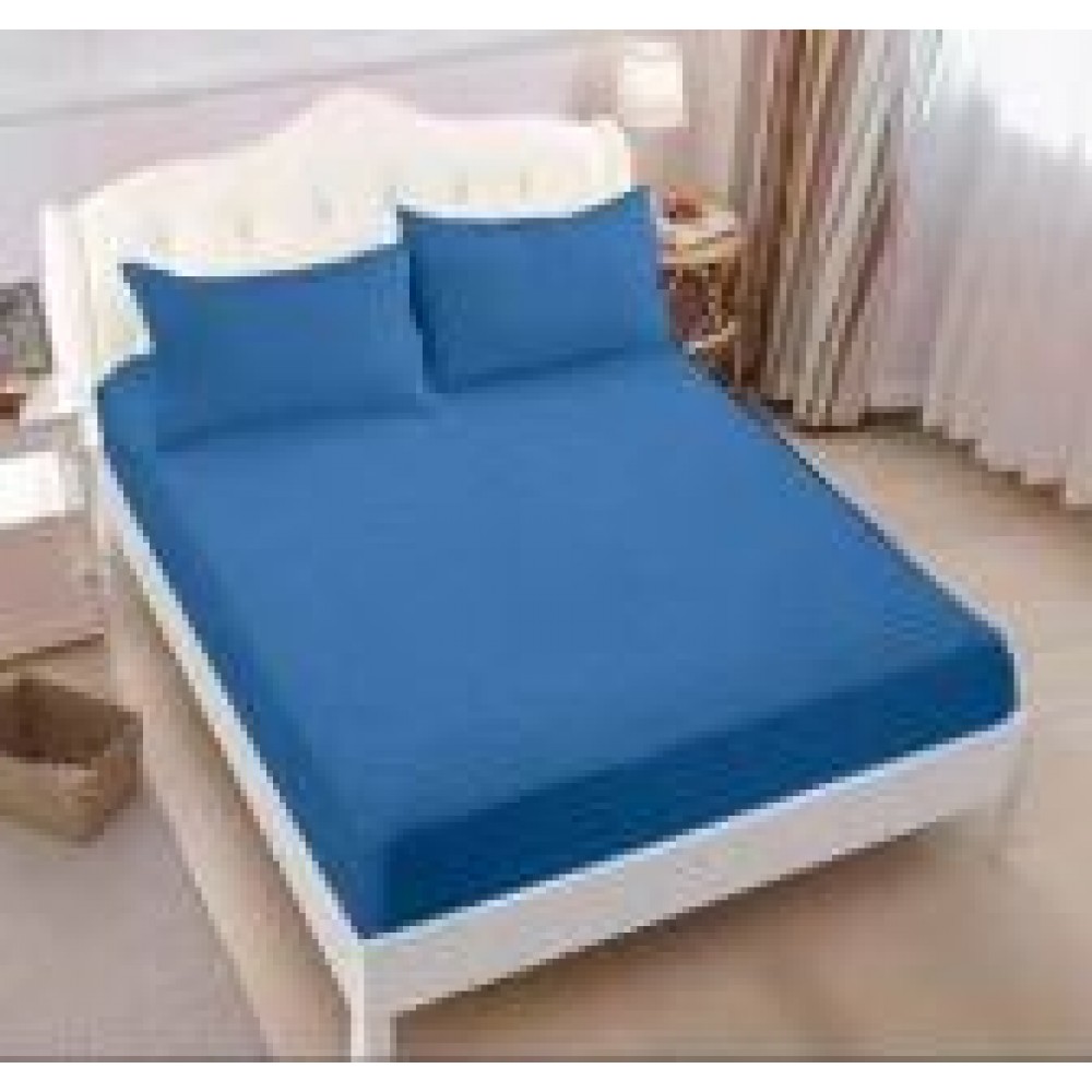 Lenjerie de pat dublu din damasc cu elastic, 4 piese, cearceaf pentru pat 180x200cm, PTC-03