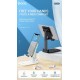 Suport birou Hoco PH29A, pentru Telefon si tableta, Ajustabil 120 grade, Protectie silicon, Alb