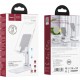 Suport birou Hoco PH29A, pentru Telefon si tableta, Ajustabil 120 grade, Protectie silicon, Alb