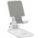 Suport birou Hoco PH29A, pentru Telefon si tableta, Ajustabil 120 grade, Protectie silicon, Alb