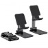 Suport birou Hoco PH29A, pentru Telefon si tableta, Ajustabil 120 grade, Protectie silicon, Alb