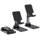 Suport birou Hoco PH29A, pentru Telefon si tableta, Ajustabil 120 grade, Protectie silicon, Alb